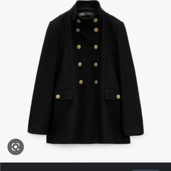 Zara wool blend coat